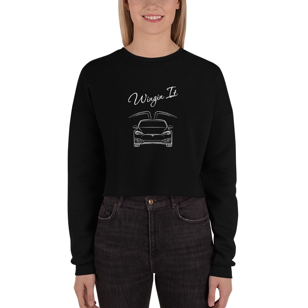 Cybertruck Shapes Crop Sweatshirt